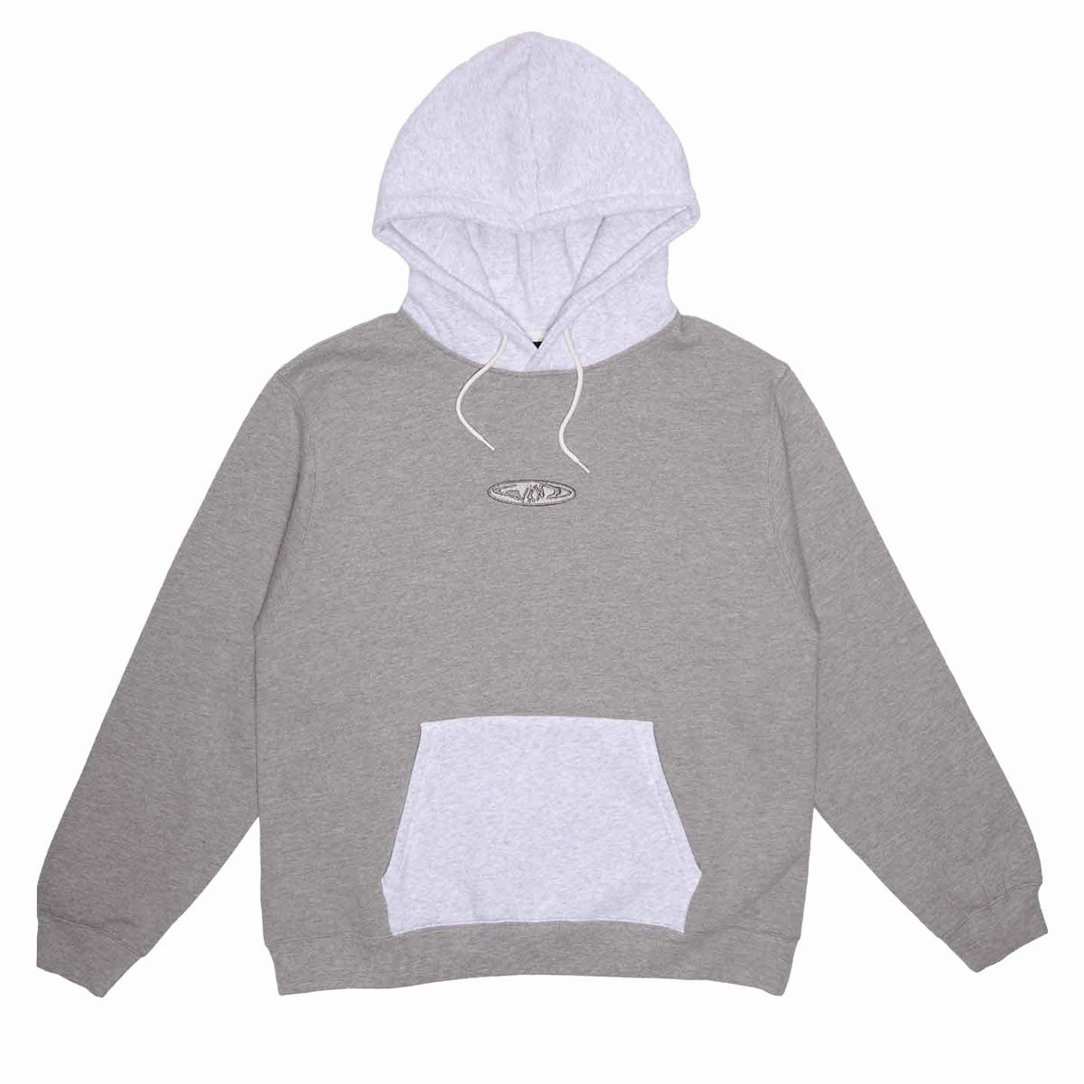 Athleisure Wear Heavyweight Material WKND Two Tone Hoodie - Dark Heather/Heather