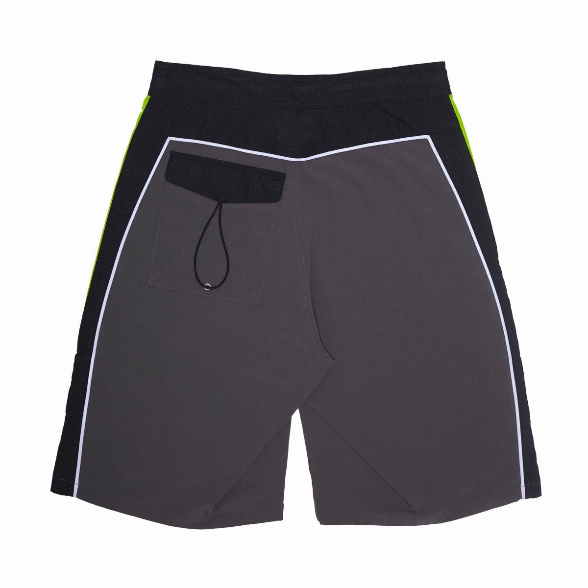 WKND x Oblivion Tubes Boardshorts - Charcoal/Green Tough Style