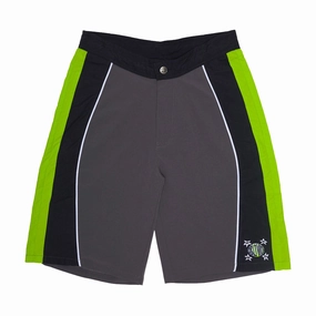 WKND x Oblivion Tubes Boardshorts - Charcoal/Green Comfy Movement Fit