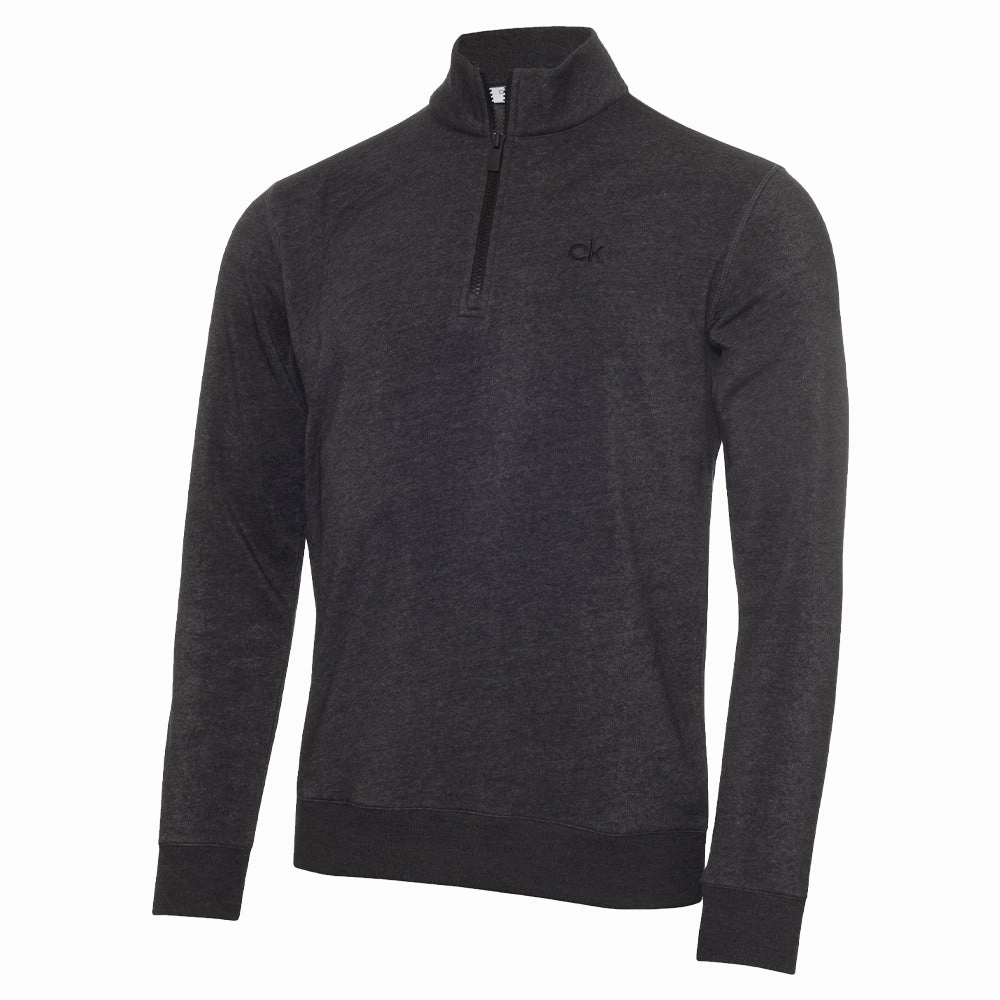 Calvin Klein Columbia 1/2 Zip Pullover - Charcoal Marl low end Casual Elegance