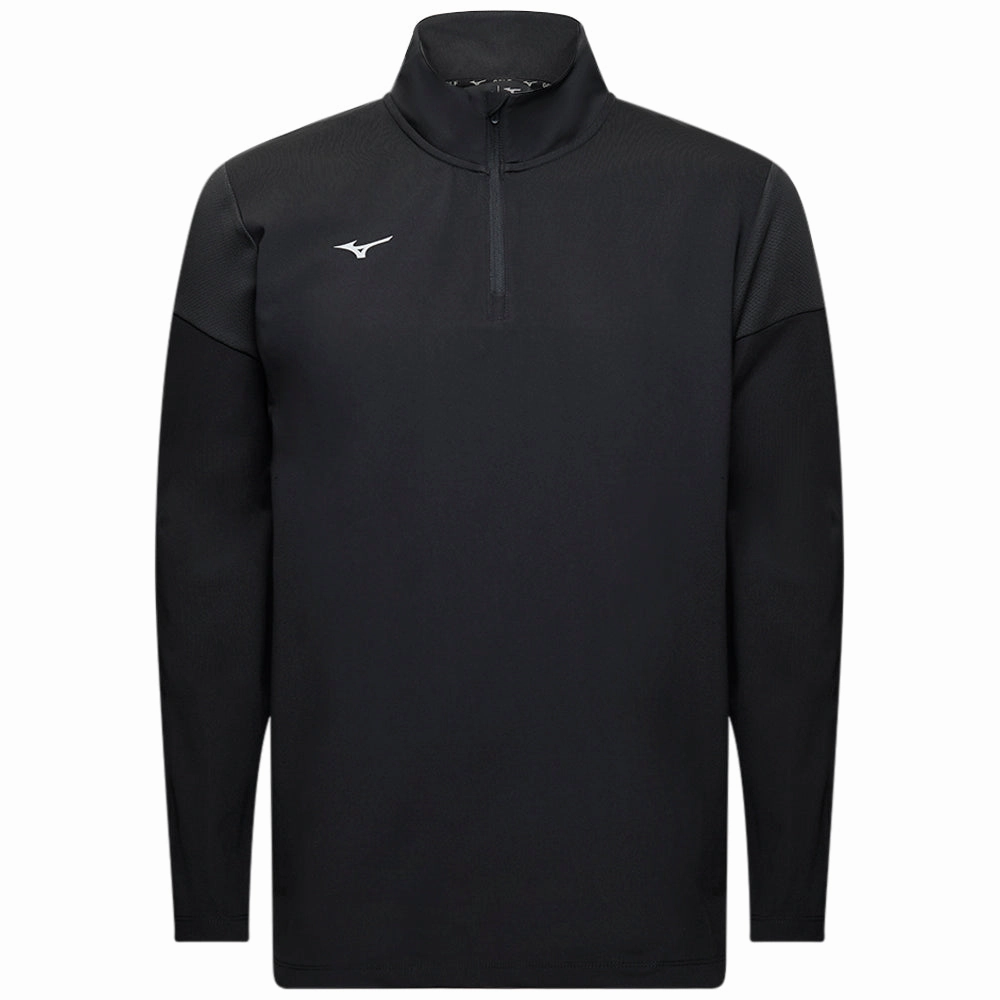 fit test Mizuno Drop 1/4 Zip Pullover - Black