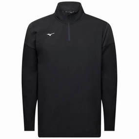 fit test Mizuno Drop 1/4 Zip Pullover - Black