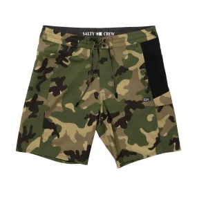 Salty Crew Flagship Boat Boardshorts - Camo Trail Comfort