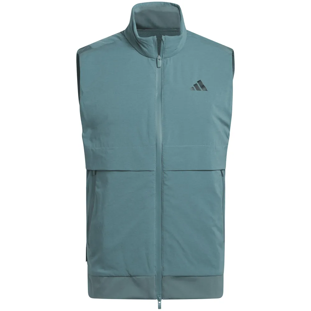thickness adidas Ultimate365 Tour Frostguard Full-Zip Vest - Preloved Teal