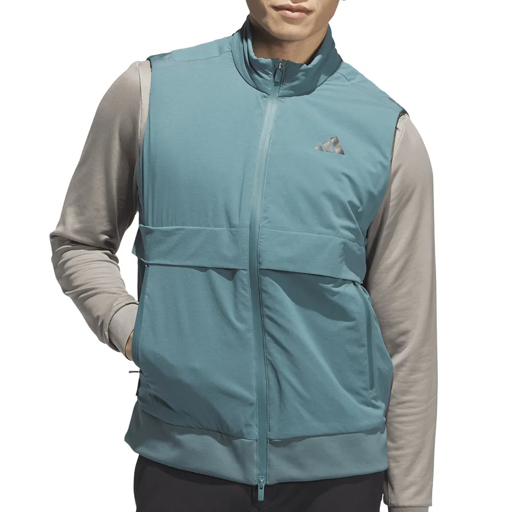 embellishment Organic adidas Ultimate365 Tour Frostguard Full-Zip Vest - Preloved Teal