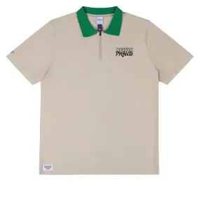 Rivvia Blueprint Polo Shirt - Bone Green Hooded Option Seamless Shoulder