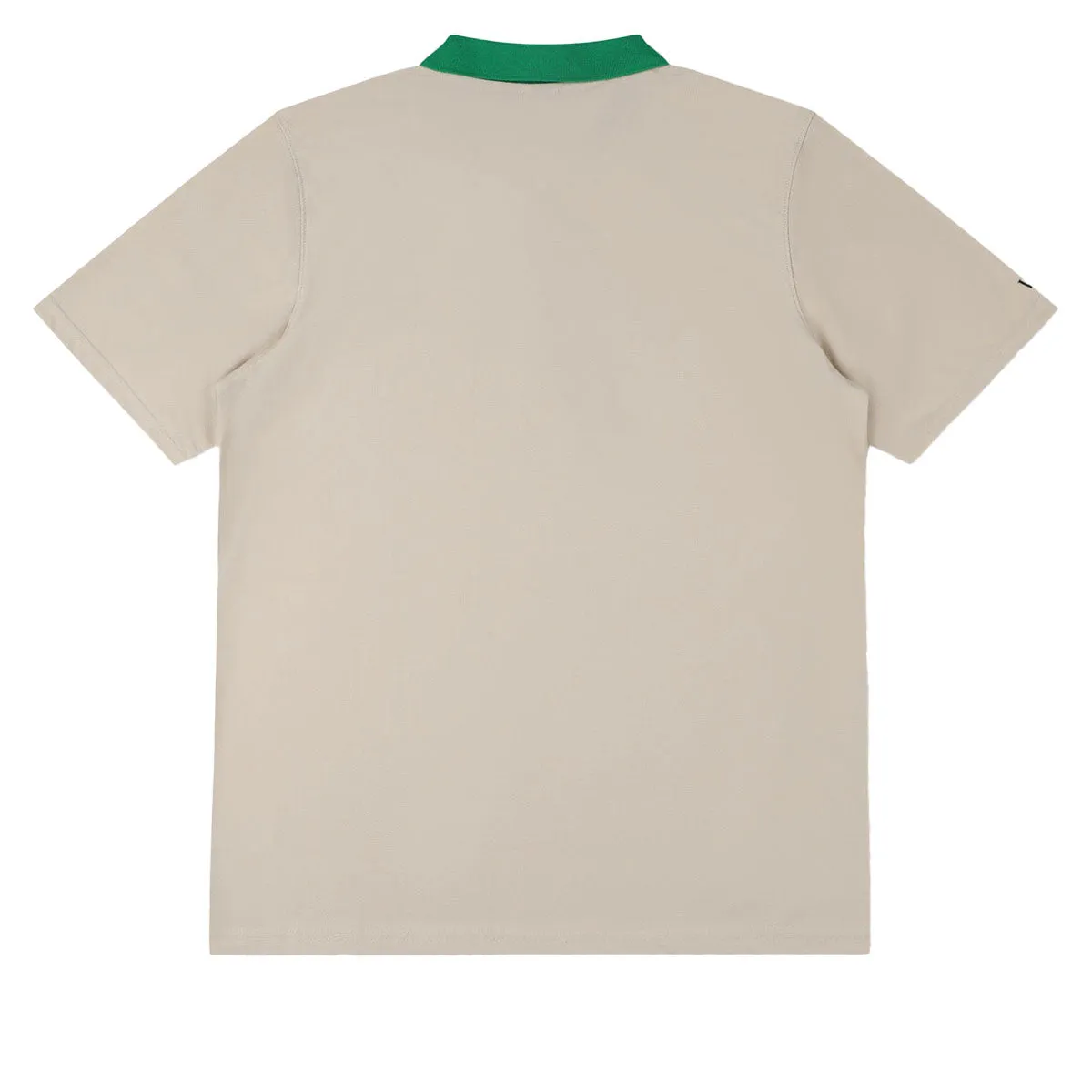 Edgy style Statement Maker Rivvia Blueprint Polo Shirt - Bone Green