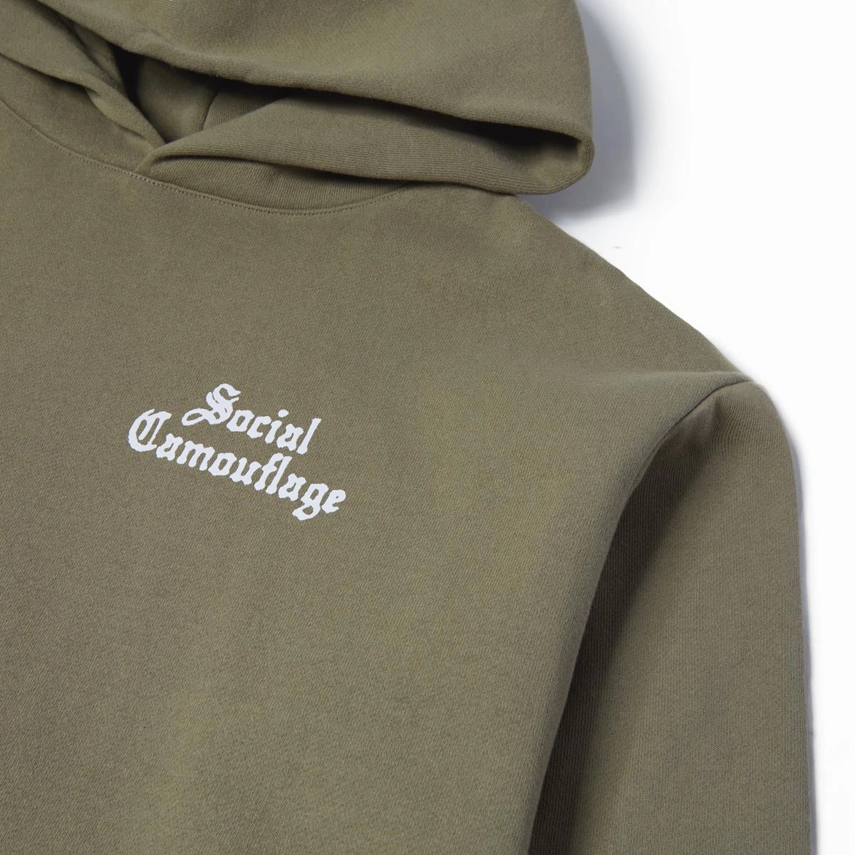 CCS Social Camouflage Party Hoodie - Olive Poly Cotton Blend Daily Apparel