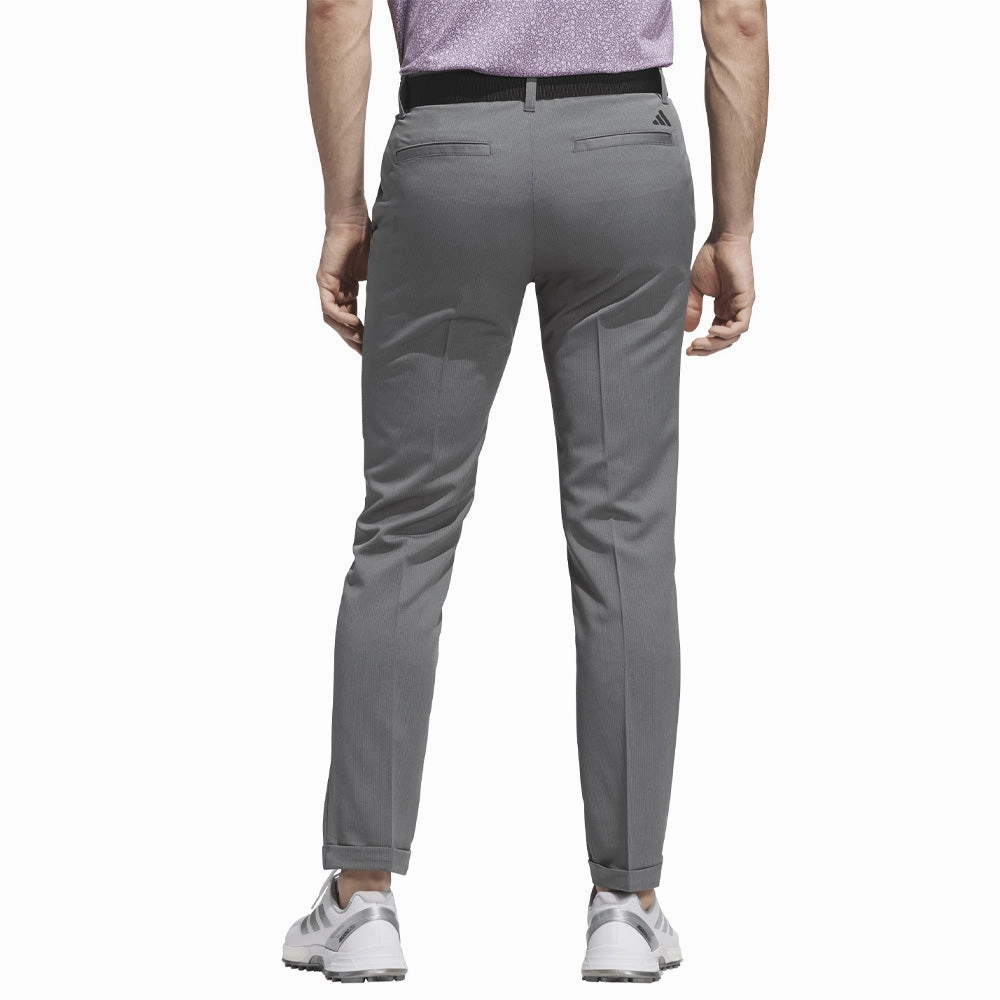 adidas Ultimate365 Classic Pinstripe Trouser - Black/Grey Four Multi-Purpose Wear