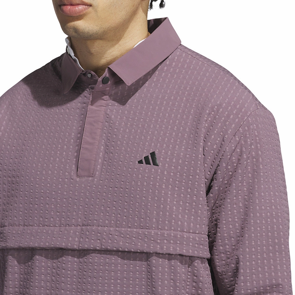 adidas Ultimate365 Tour WIND.RDY 1/4 Zip Pullover - Shadow Fig Travel Bold Stylish Essentials