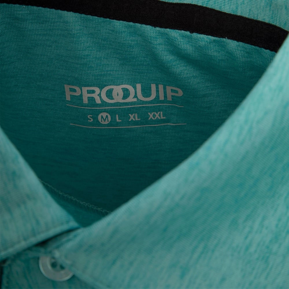 ProQuip Pro Tech Melange Polo Shirt - Porcelain Quick Dry Material Microfiber texture