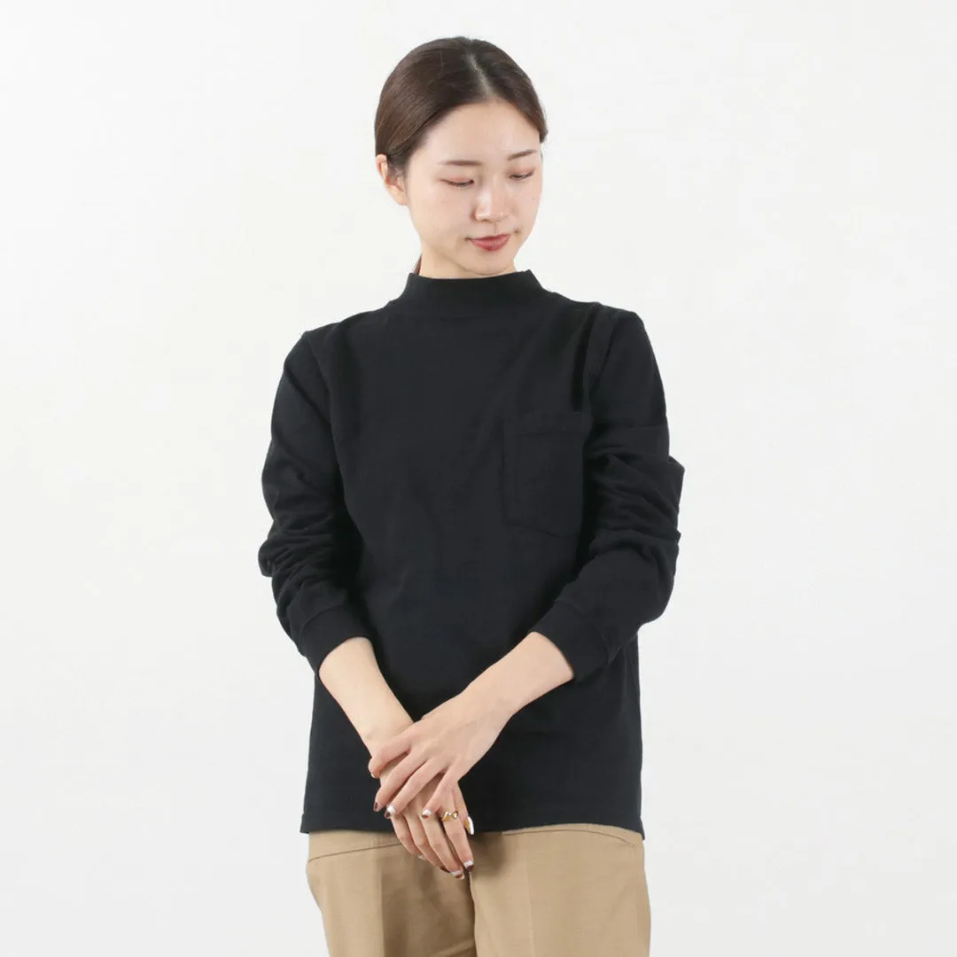 GOODWEAR / Long Sleeve Mock Neck Pocket T-Shirt Light Comfort Style