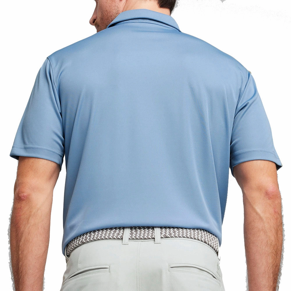 Puma Pure Solid Polo Shirt - Zen Blue easygoing look
