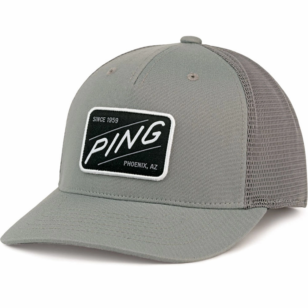 Ping One Putt Cap - Silver/Black Off Duty
