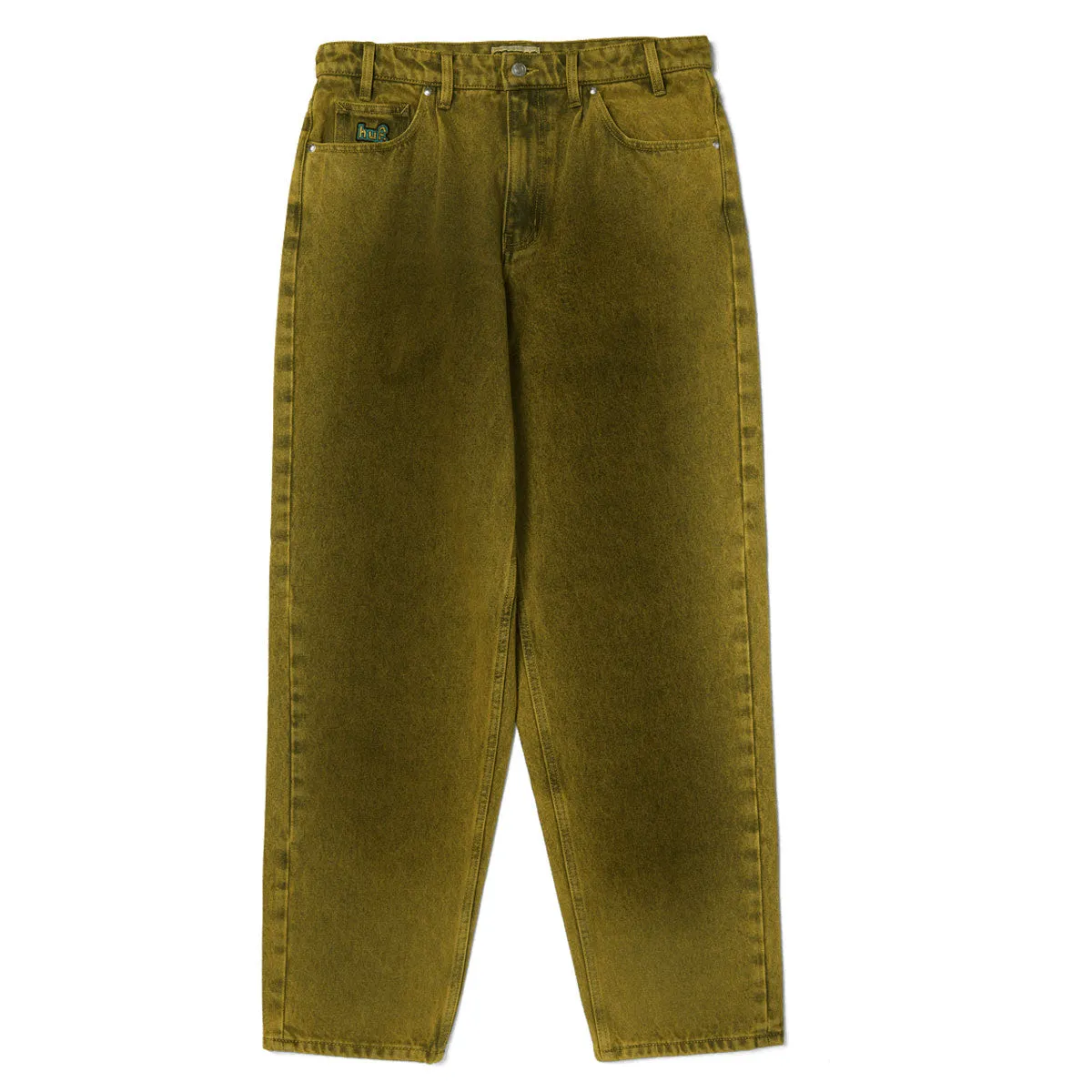 Unisex style HUF Cromer Washed Jeans - Tarragon