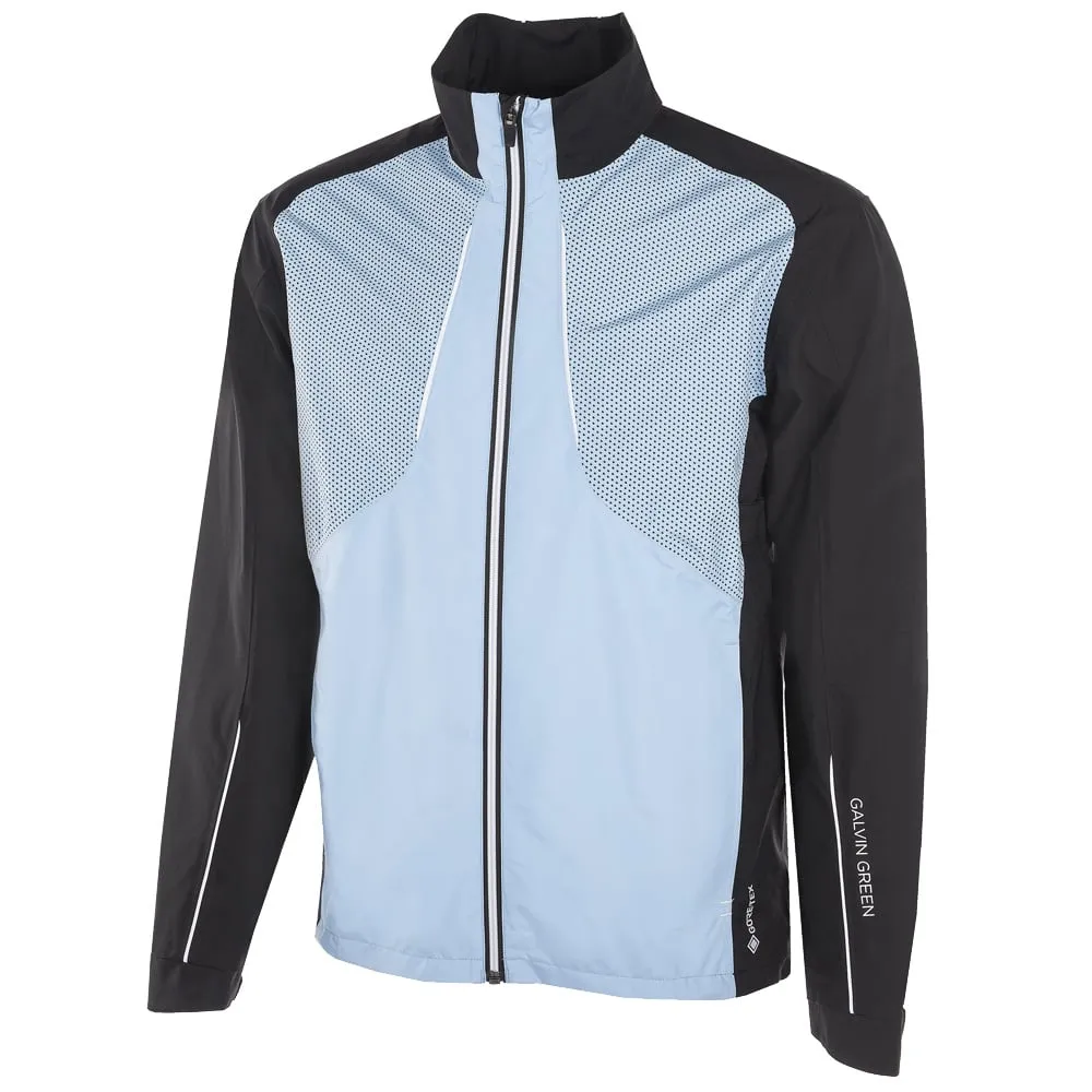 Galvin Green Albert Gore-Tex Waterproof Jacket - Blue Bell/Black/White Flexible Knit