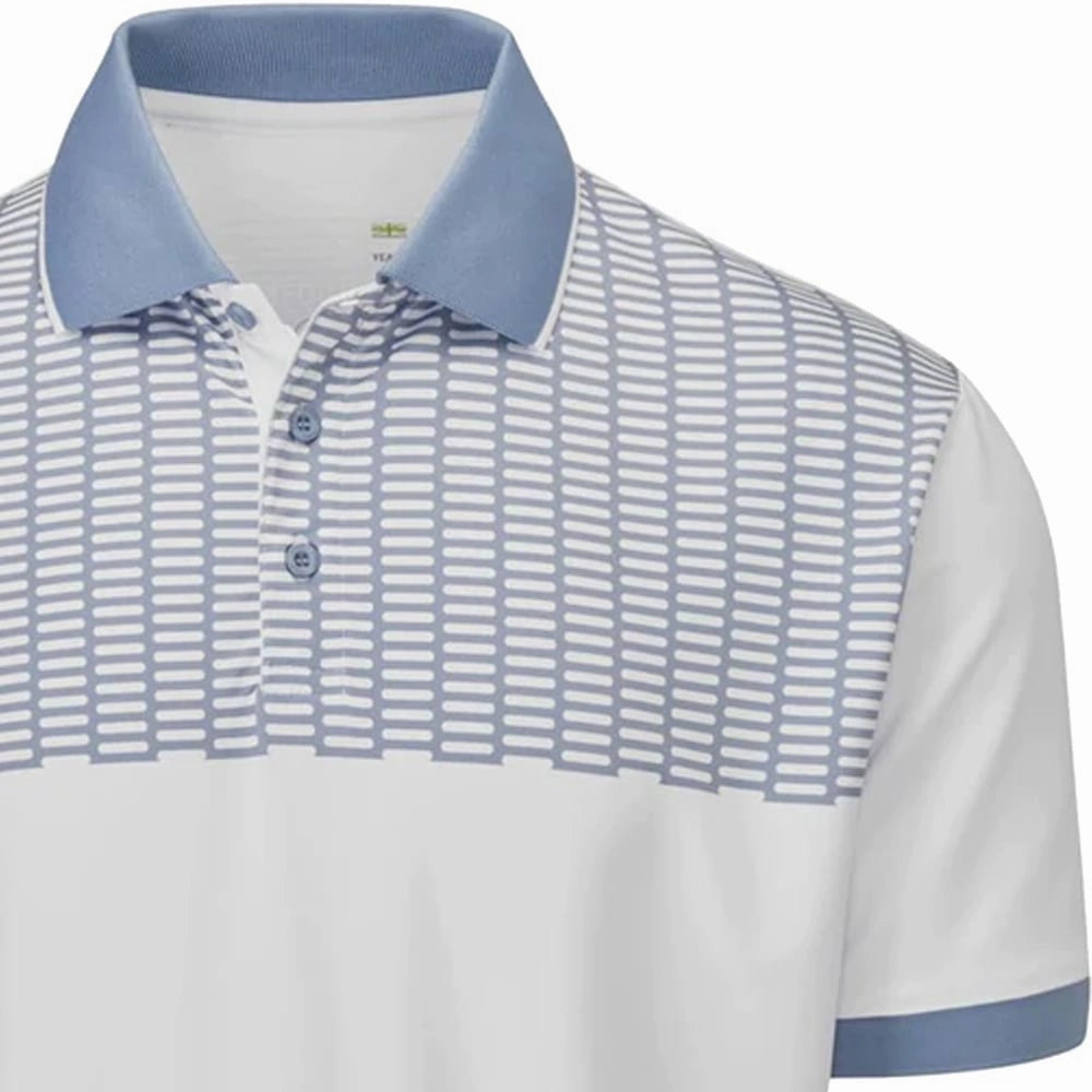 Comfy Wardrobe right size Stuburt Monarch Polo Shirt - White/Mountain