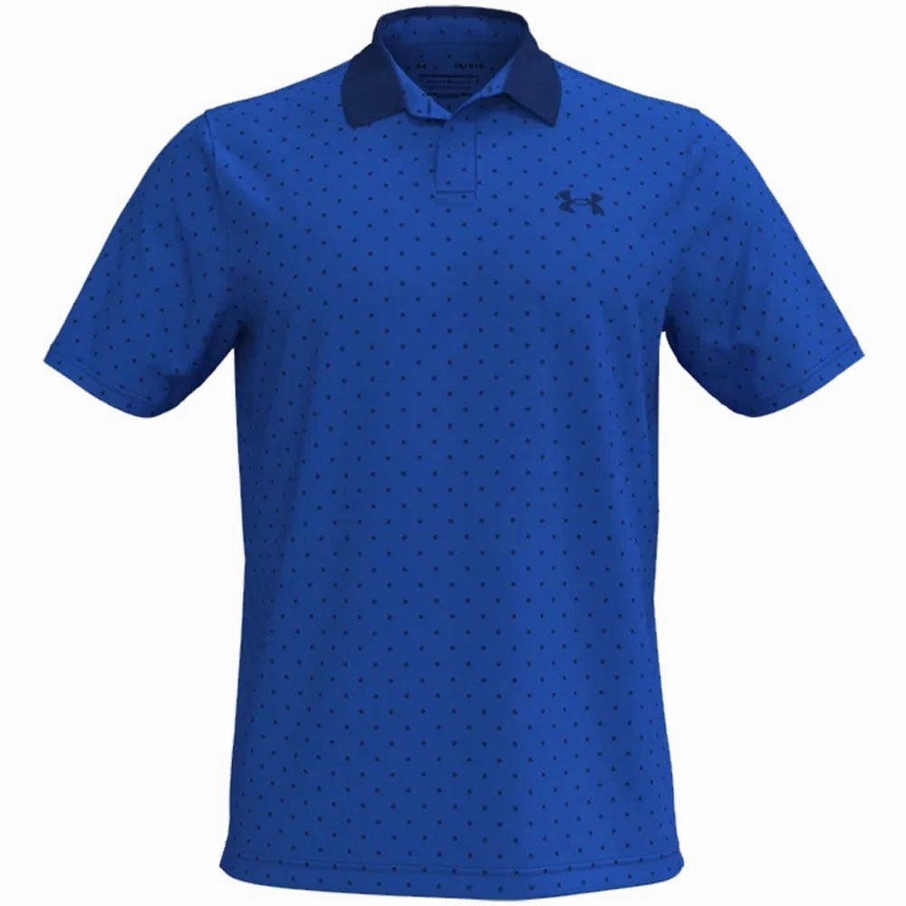 Effortless Fashion Minimalist Design Under Armour Performance Printed Polo Shirt - Versa Blue