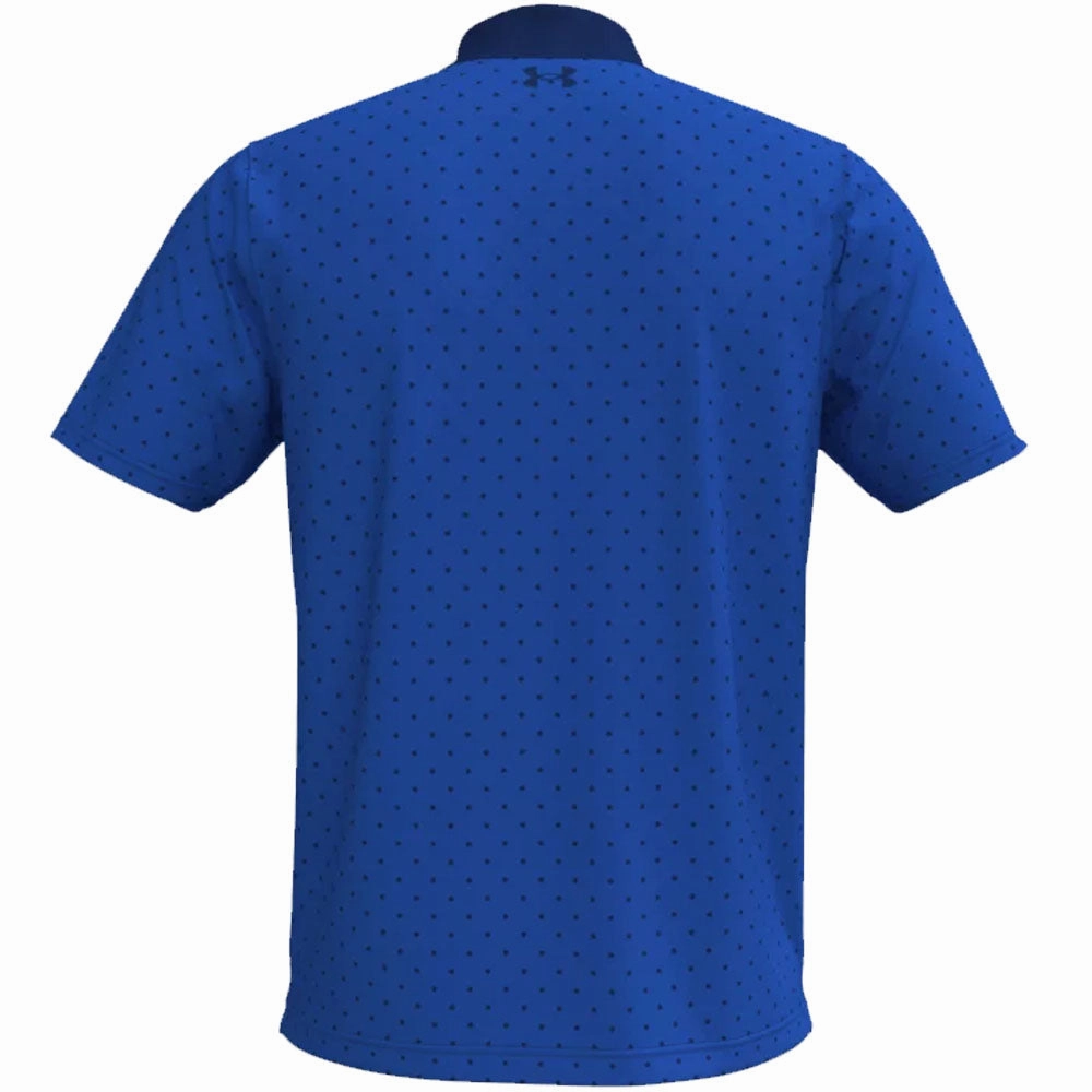 Chic Vibe Under Armour Performance Printed Polo Shirt - Versa Blue