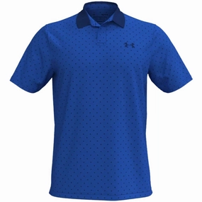 Effortless Fashion Minimalist Design Under Armour Performance Printed Polo Shirt - Versa Blue