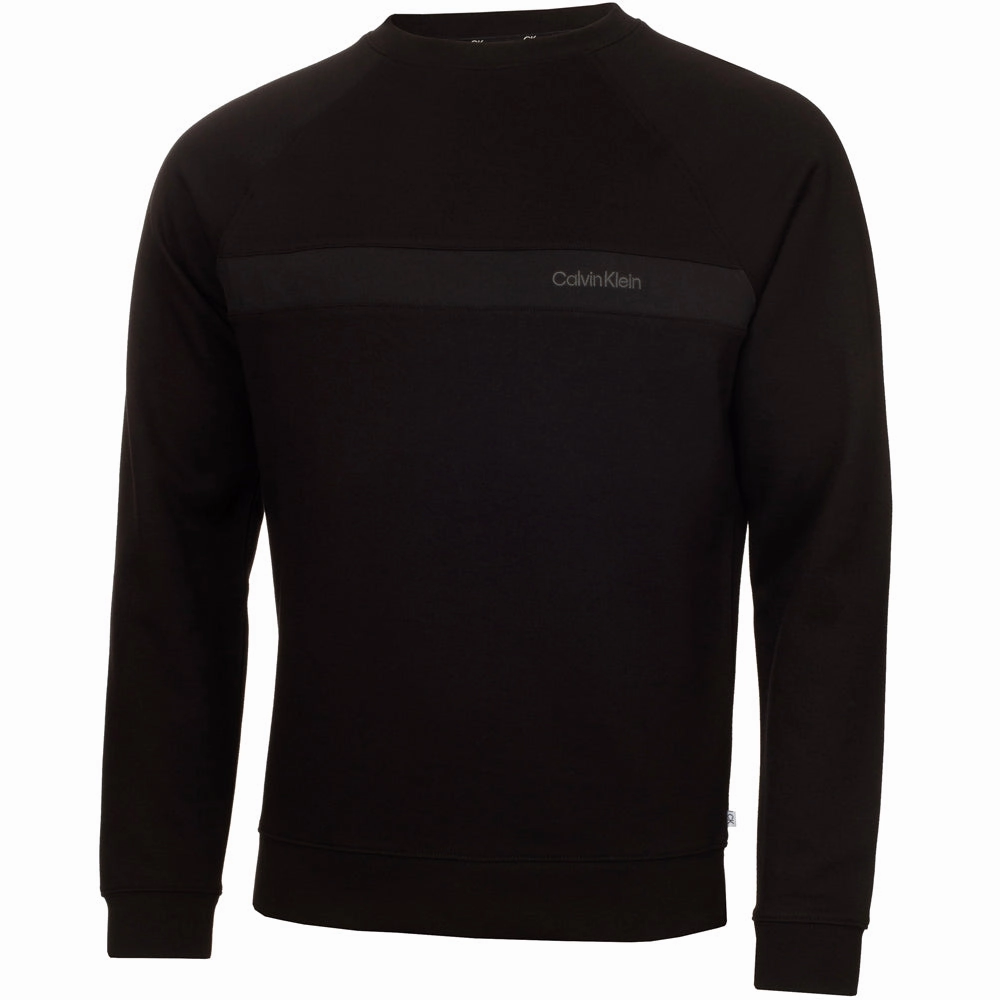 Calvin Klein Hyper Tech Sweatshirt - Black Relaxed Essentials