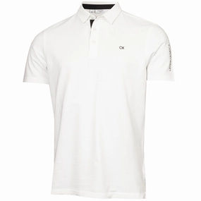 Calvin Klein Uni Polo Shirt - White Smart Layer