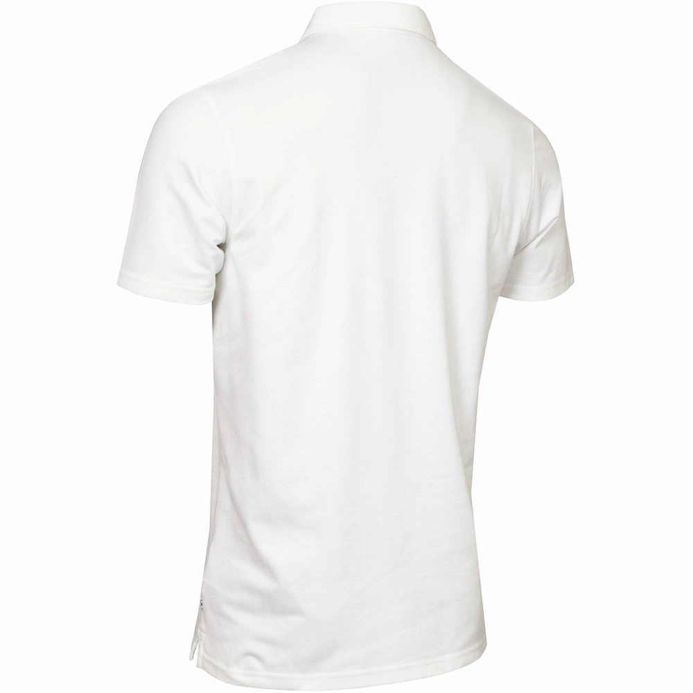 Beaded details Calvin Klein Uni Polo Shirt - White