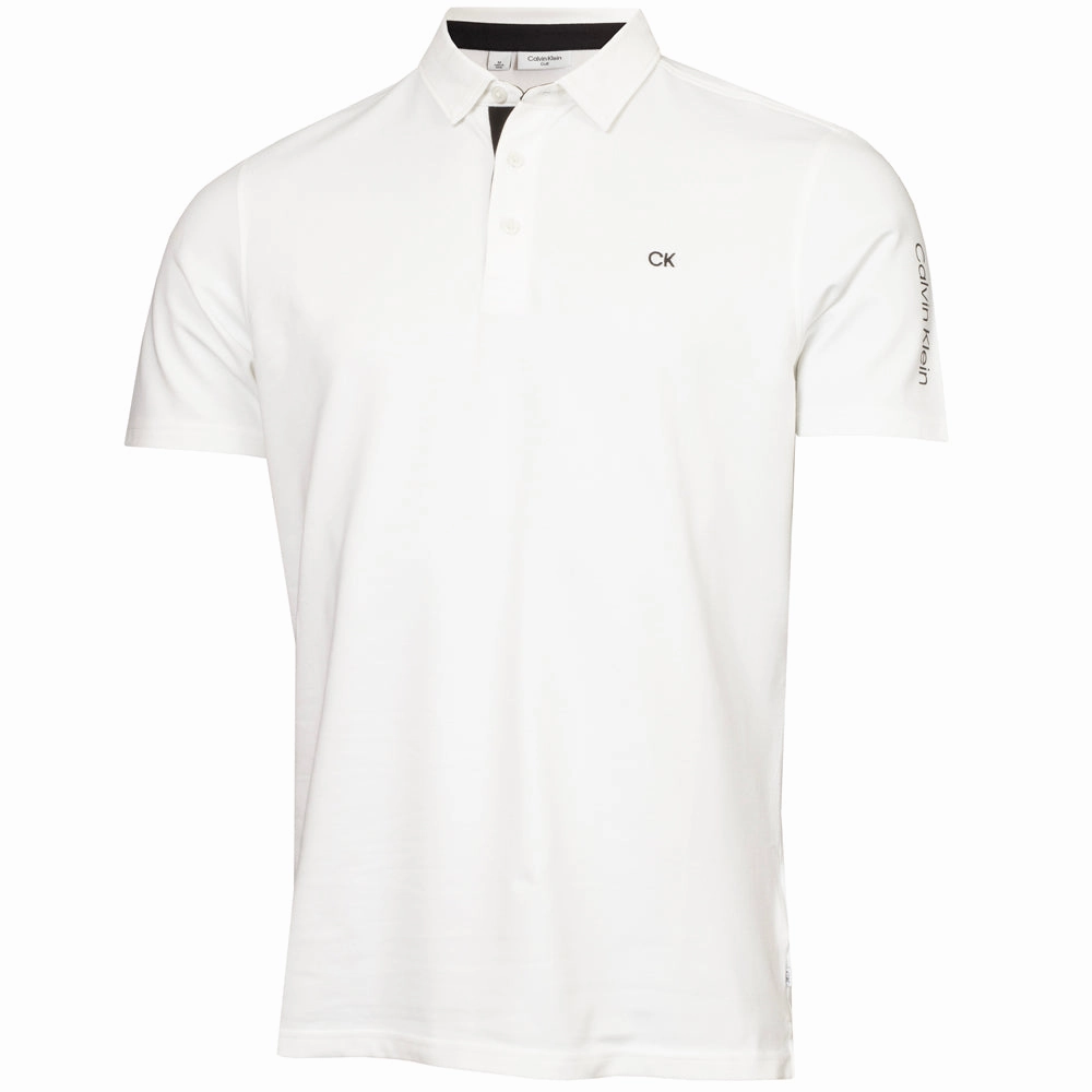 Calvin Klein Uni Polo Shirt - White Smart Layer