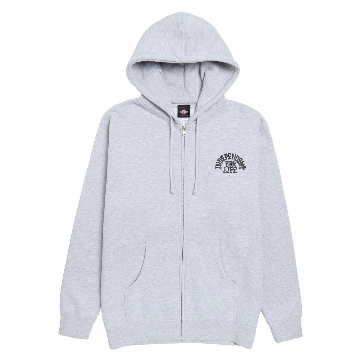 Independent Truck Head Zip Hoodie - Grey Heather Style Sense