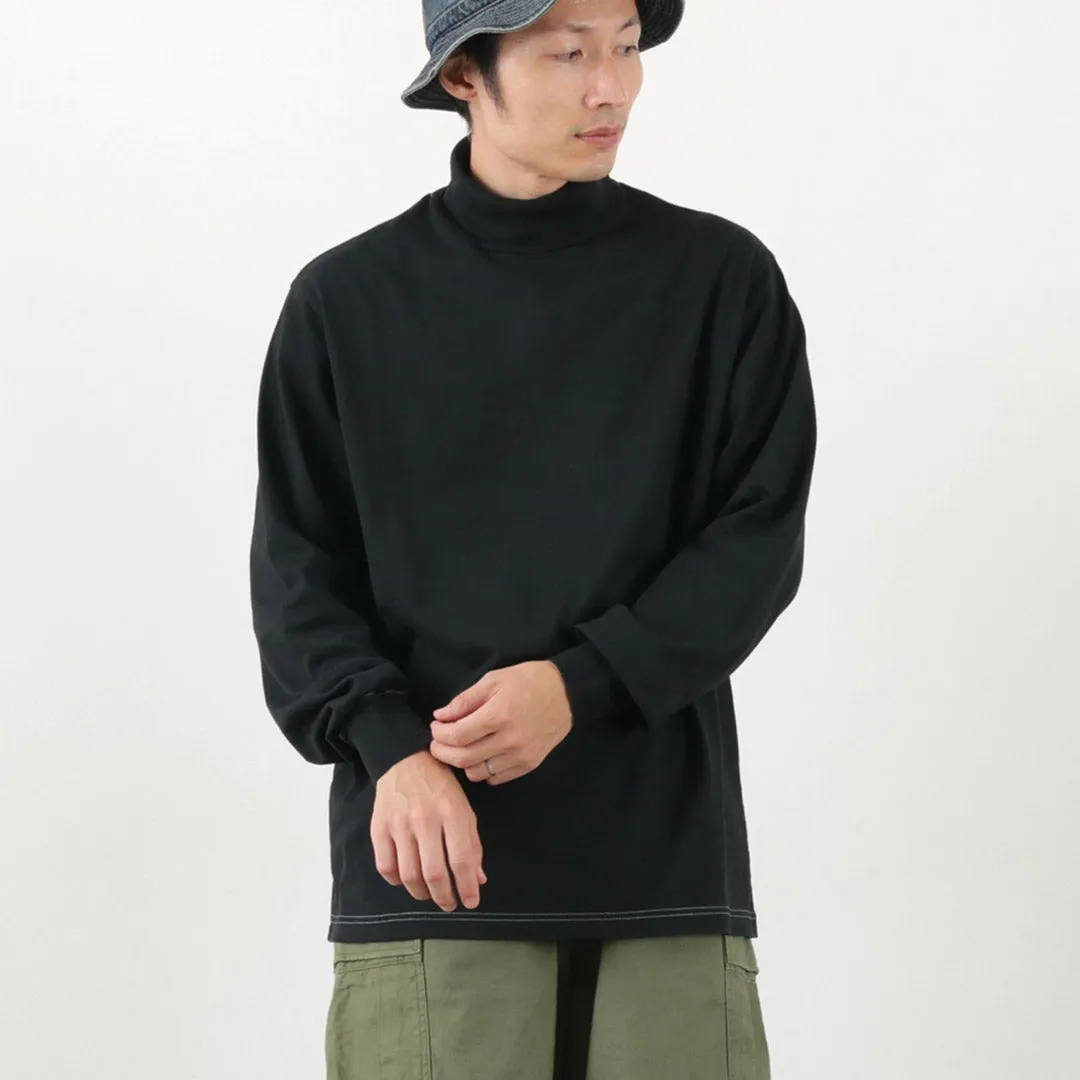 Outdoor Ready YONETOMI NEW BASIC / New Basic Garment Dyed Turtle-neck T-shirt