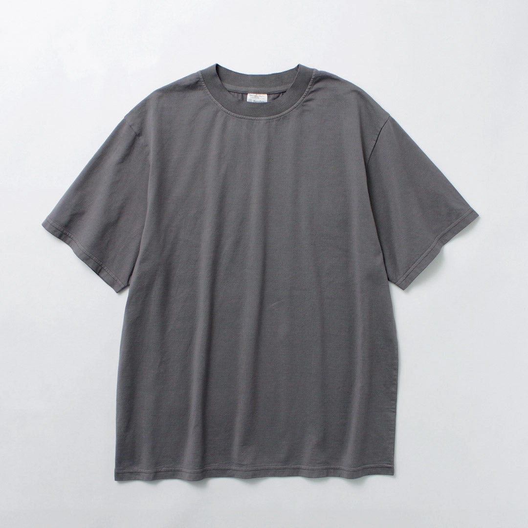 Indoor clothing Matte Look YONETOMI NEW BASIC / Garment-dye Pack T-shirt