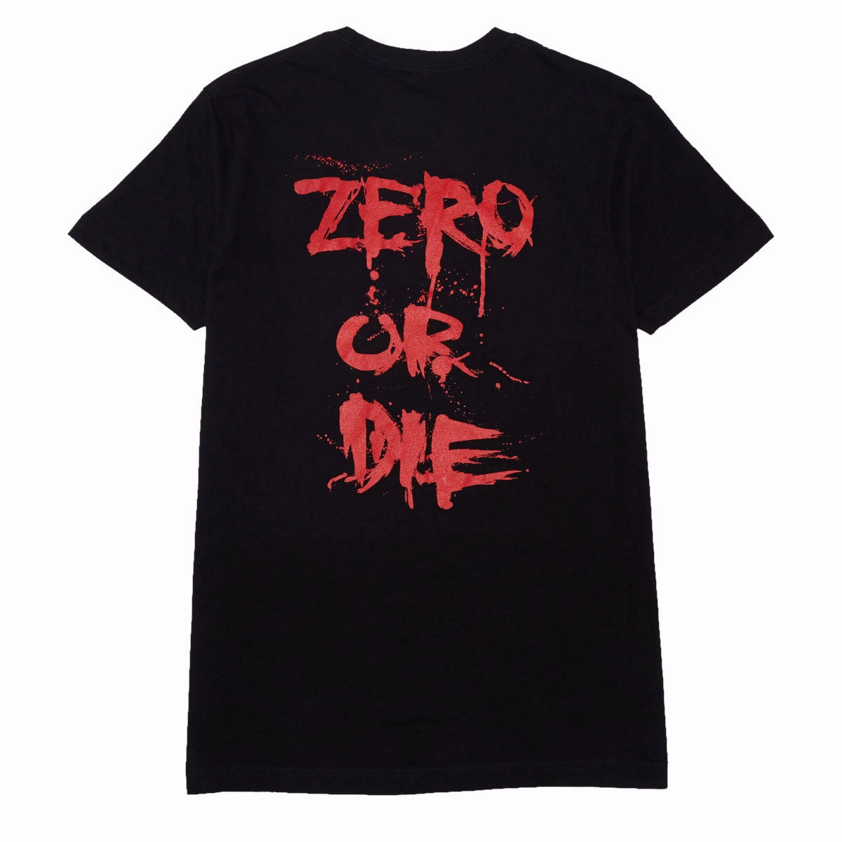 Zero Or Die T-Shirt - Black/Red Basic Piece