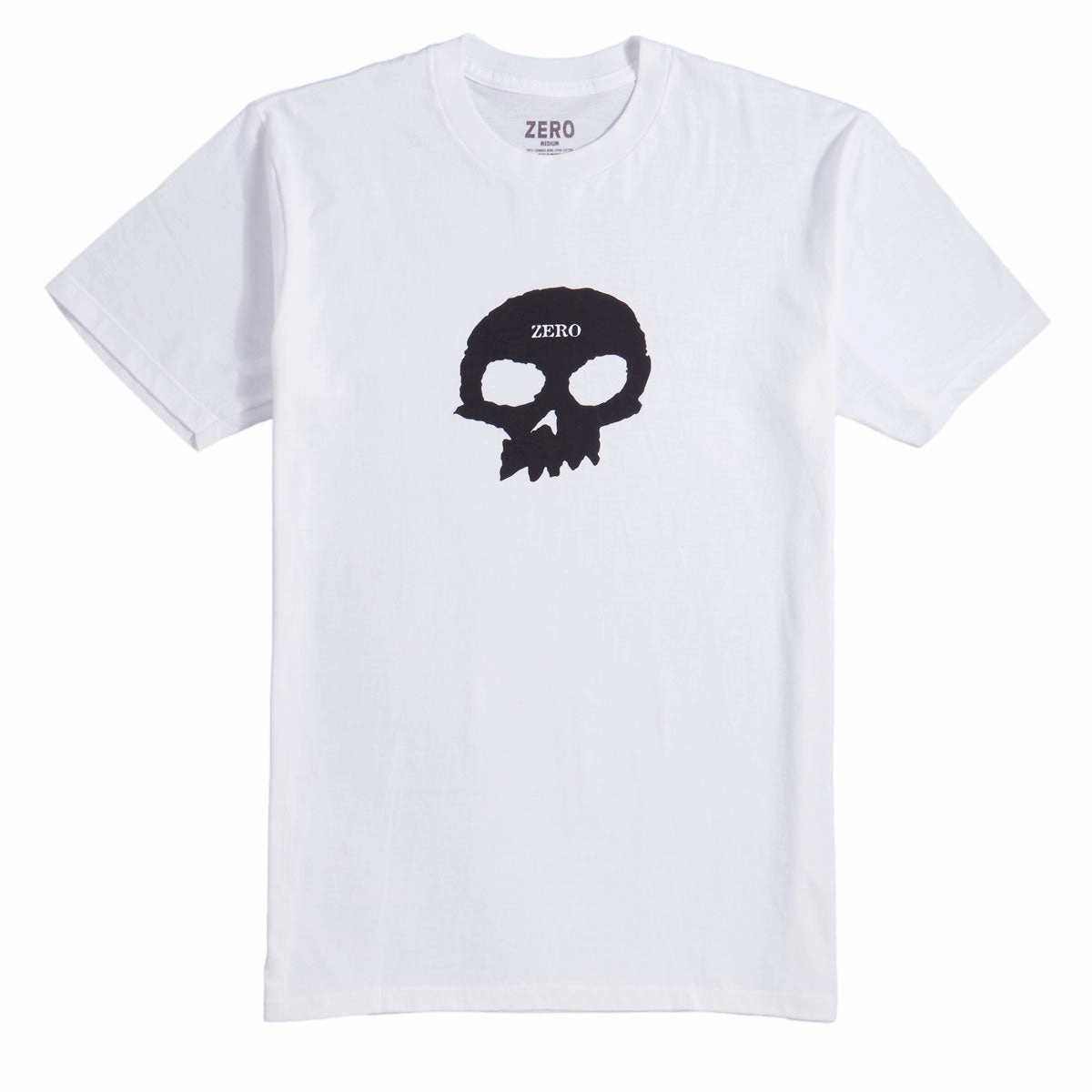 Easy Wear Zero Single Skull T-Shirt - White