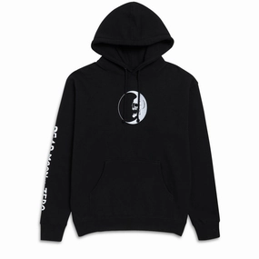 Unlined Design Zero x Dead Moon Embroidered Hoodie - Black