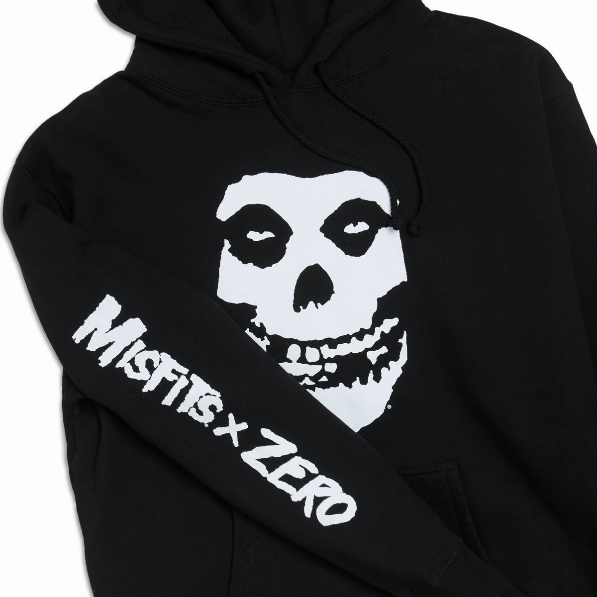 Zero x Misfits Fiend Hoodie - Black Active Apparel Sweat Resistant Interior