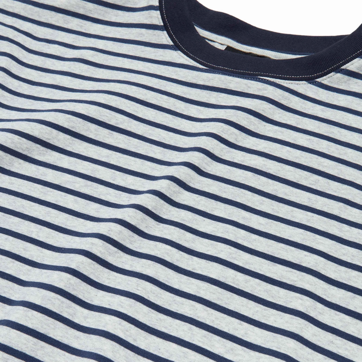 WKND Stripe T-Shirt - Heather And Navy All-Season Comfort