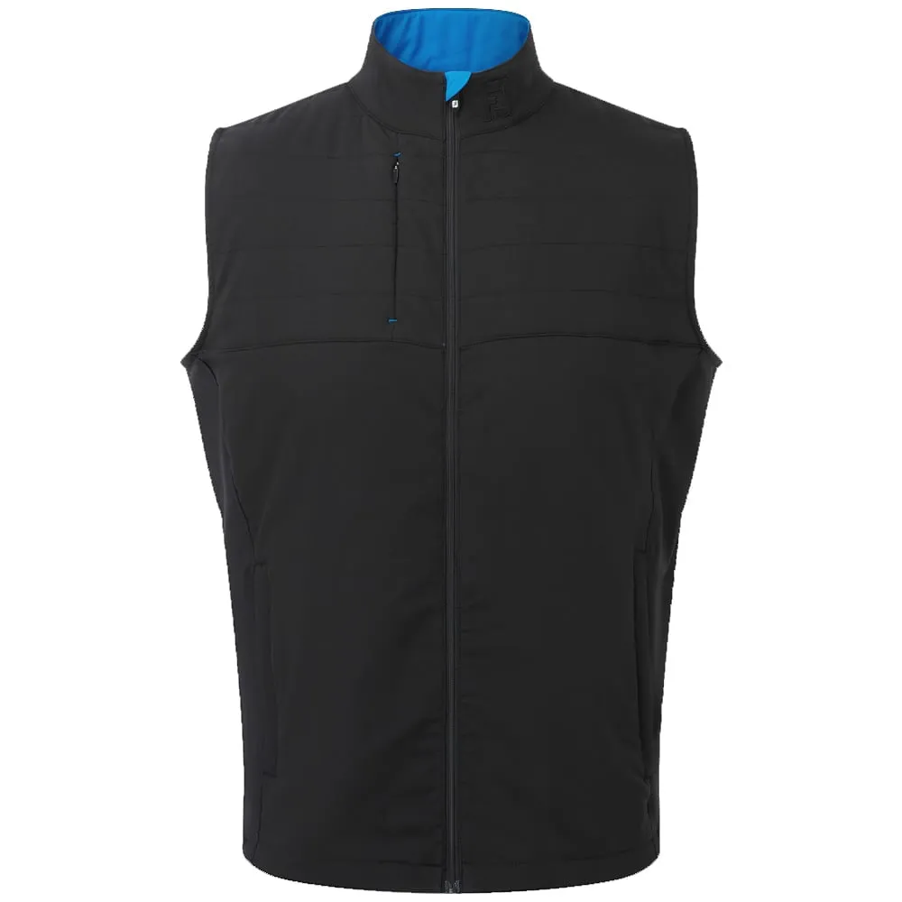 FootJoy FJ Hybrid Vest - Black Tear Resistant Material