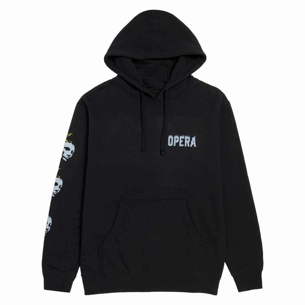 Activewear Opera Fire Mask Hoodie - Black