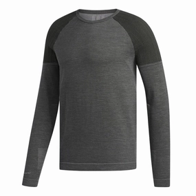 Everyday Essentials adidas Primeknit Crew Sweatshirt - Legend Earth Mel