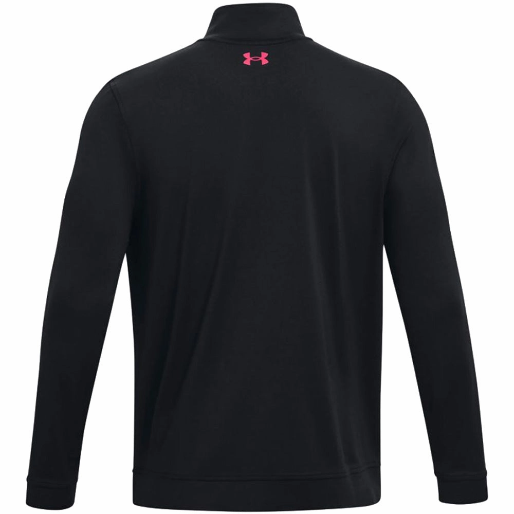 Weekend Wear Comfy Outerwear Under Armour Storm 1/2 Zip Pullover - Black/Pink
