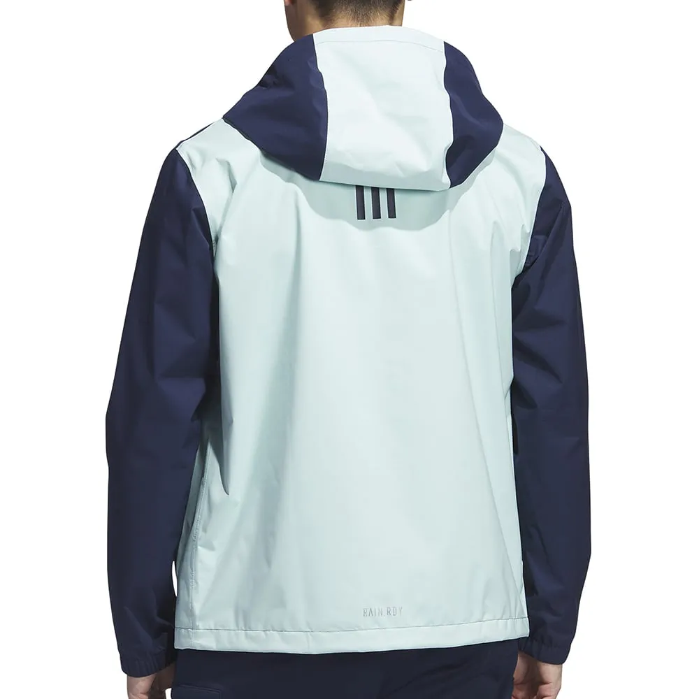 Winter Outerwear Belted Style adidas Rain.RDY Waterproof Jacket - Collegiate Navy