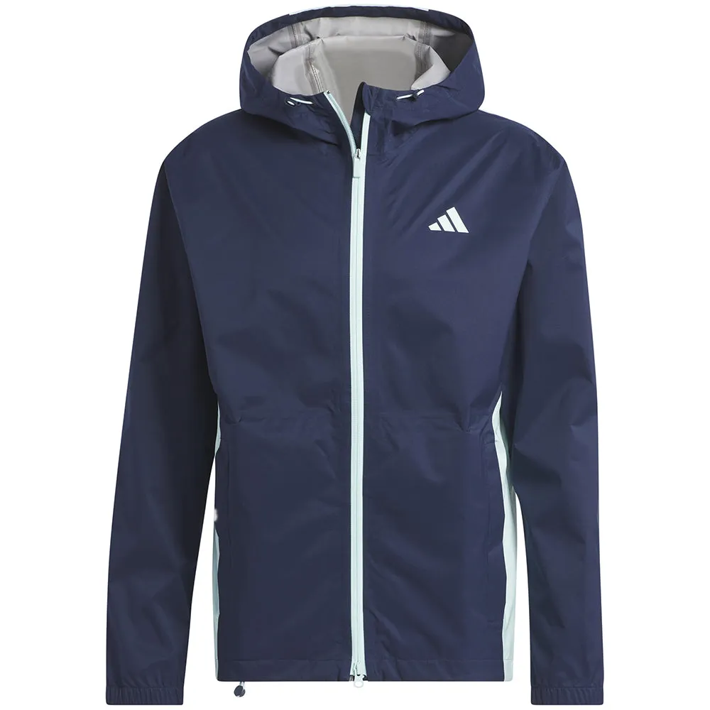 adidas Rain.RDY Waterproof Jacket - Collegiate Navy DoubleStitchSeams