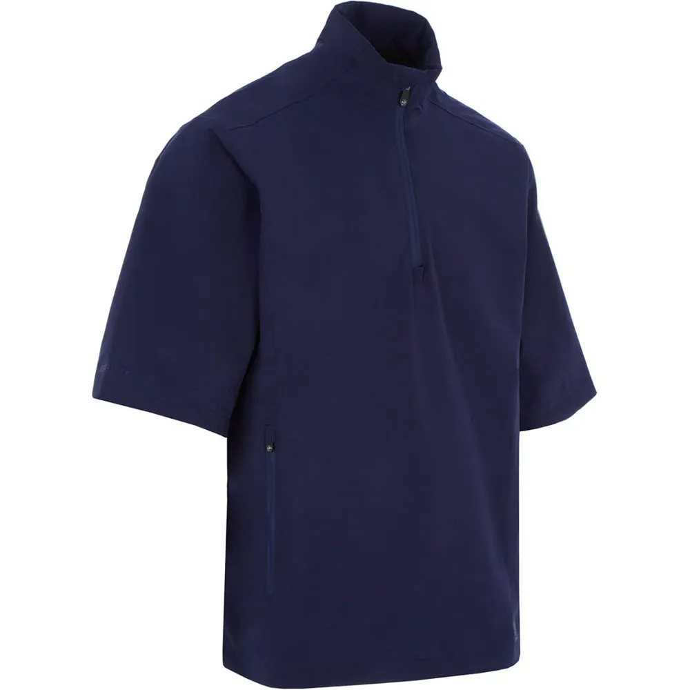 ProQuip Aqualite Waterproof Half Sleeve - Navy Button Closure